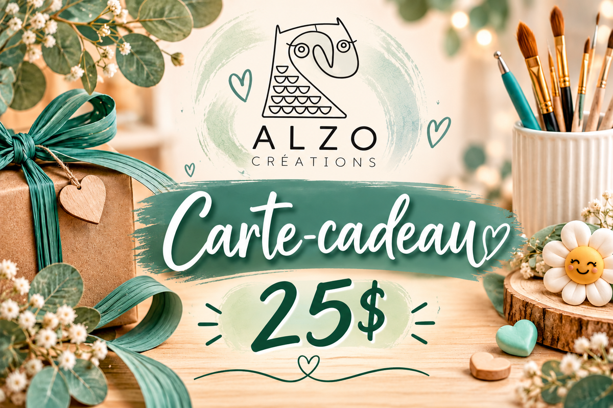 Carte cadeau Alzo créations