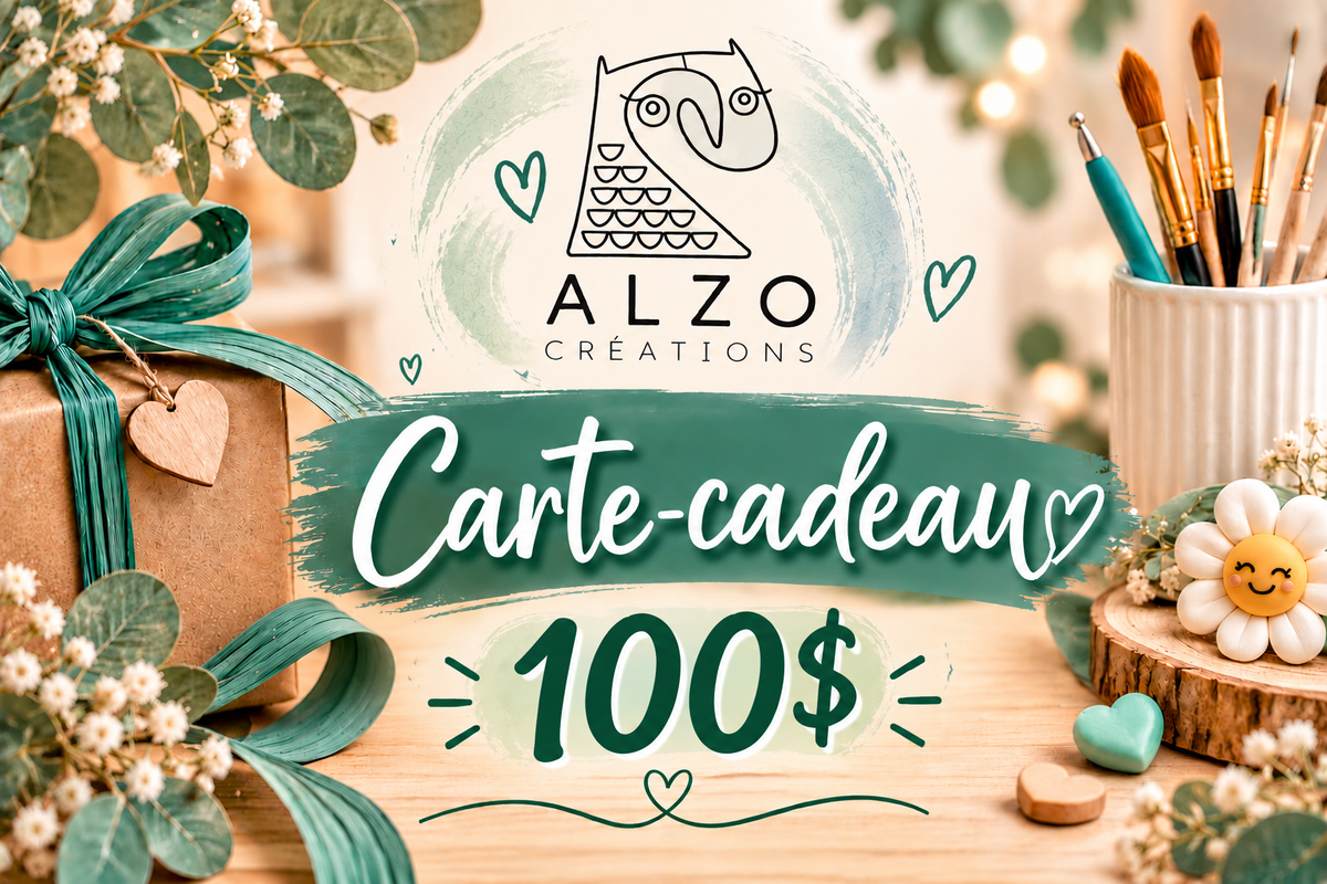 Carte cadeau Alzo créations