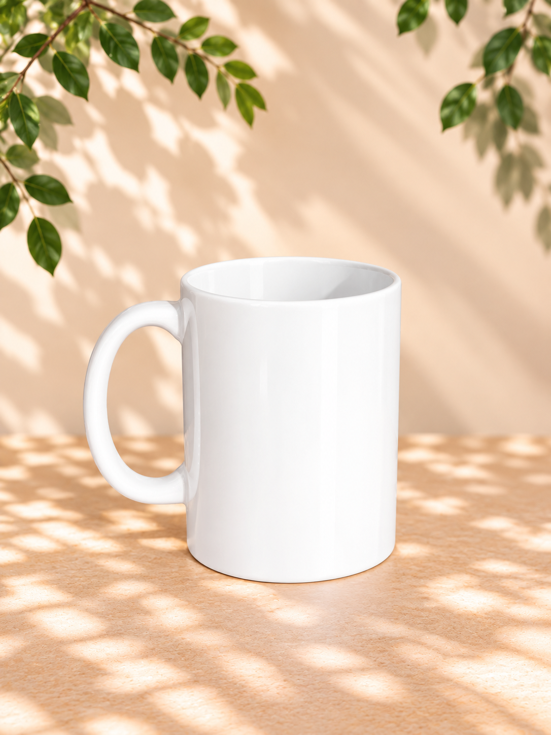 Tasse poignée blanche 11 oz