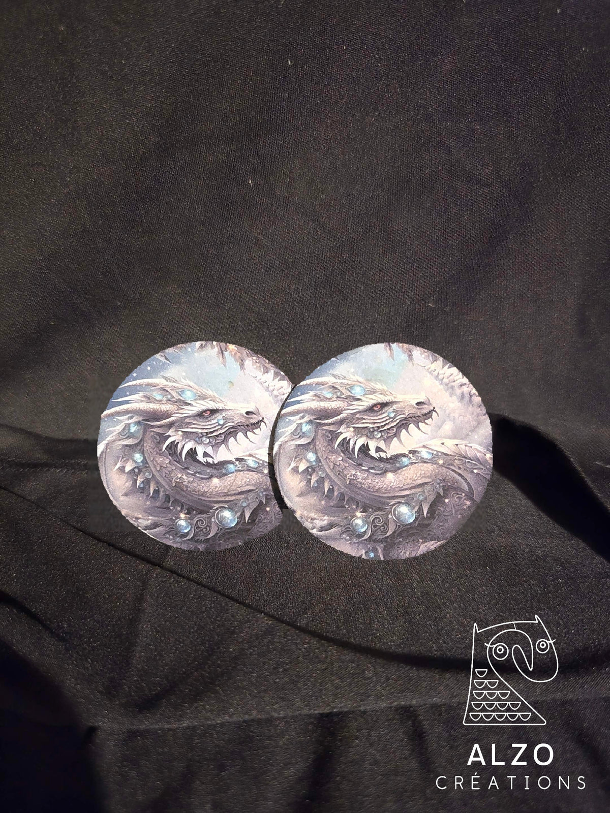 Sous-verres en tissus