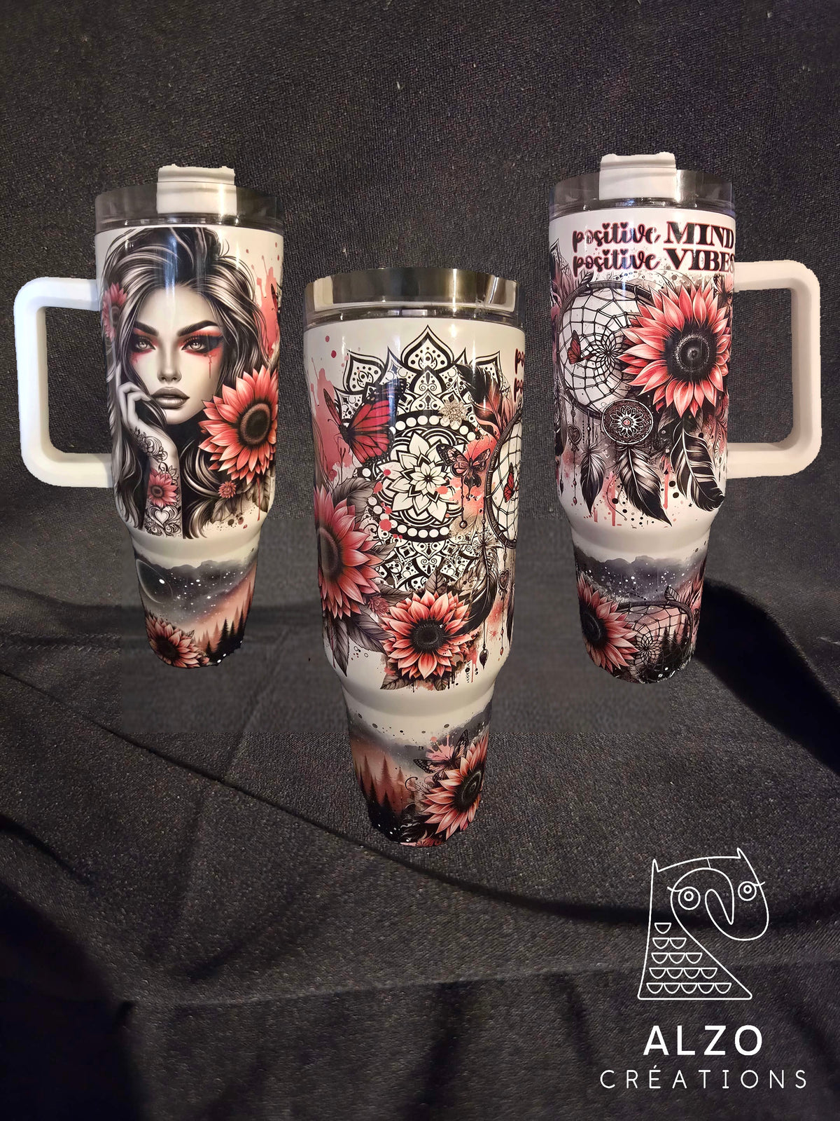 Tumbler 40 oz Femme positive