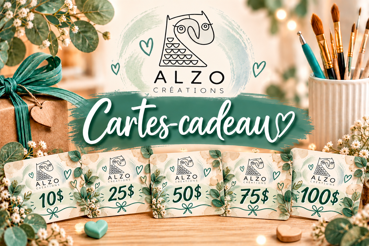 Carte cadeau Alzo créations