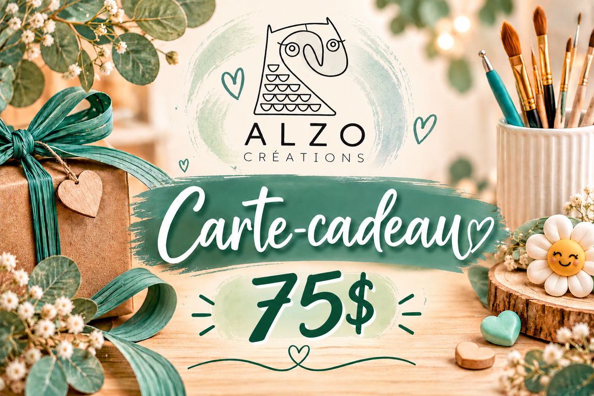 Carte cadeau Alzo créations