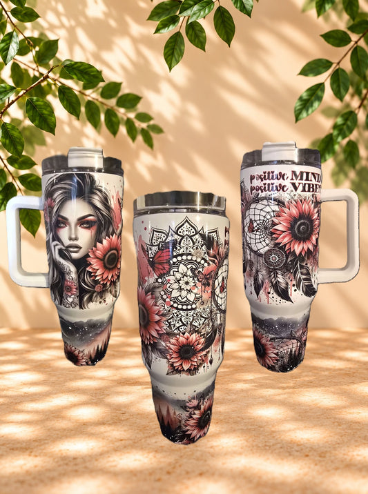 Tumbler 40 oz Femme positive