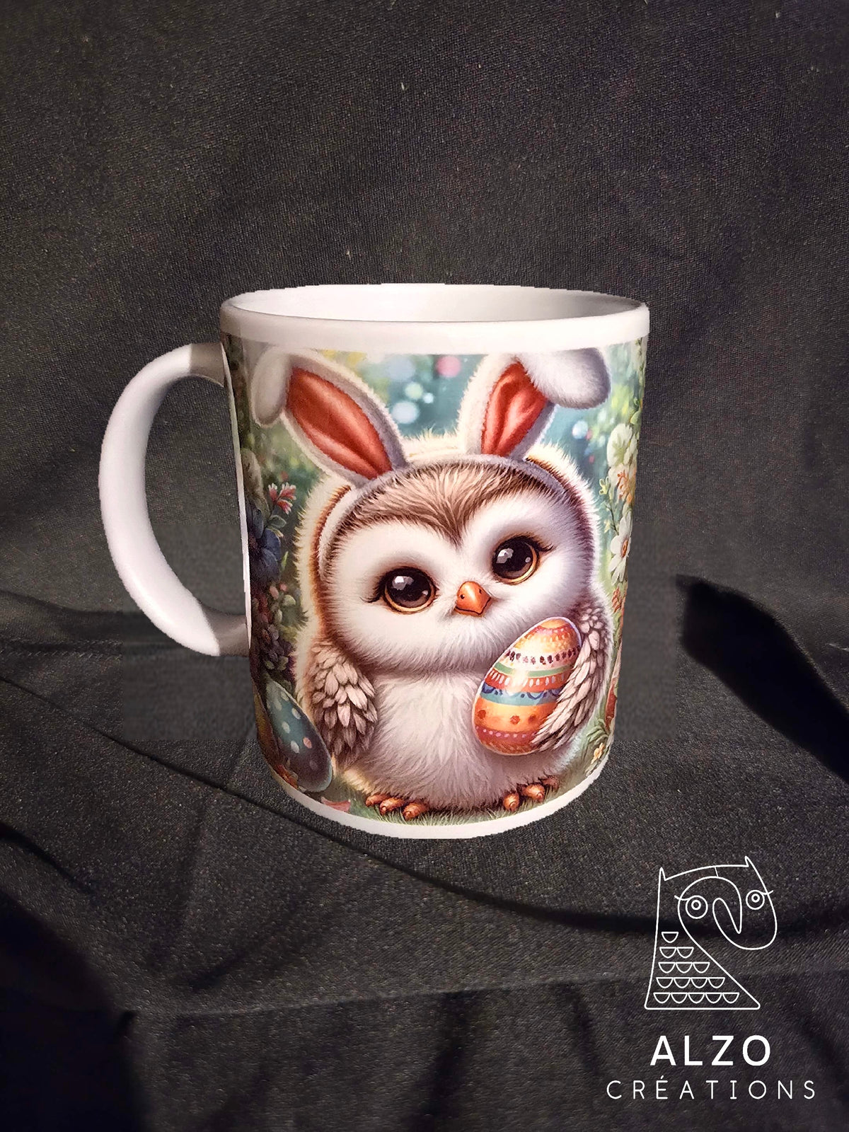 Tasse de Pâques hibou