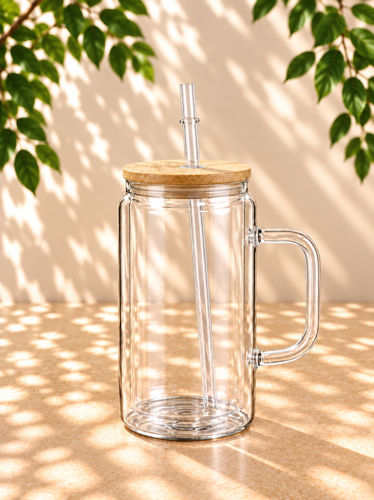 Verre double paroi avec poignée 16 oz